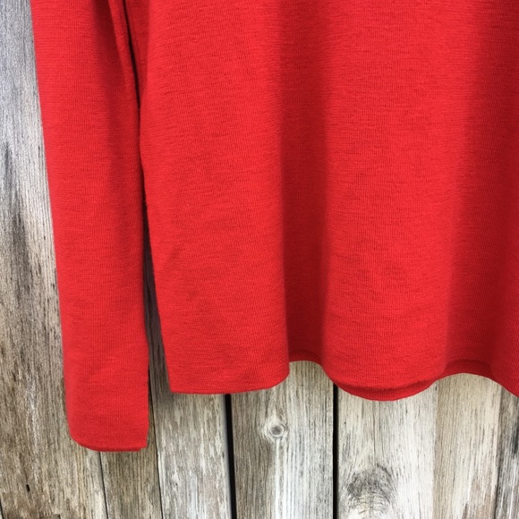 Sminfinity 100% Merino Wool Crewneck Sweater Red L - Picture 6 of 11